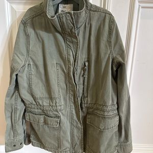 Madewell Passage Jacket, size large, green jacket, great for fall